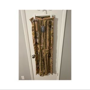 Multi chain Print Wide Leg Trouser